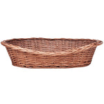 Természetes színű fűzfa kutyakosár/kisállatágy 50 cm 2