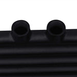 Fekete fürdőszobai egyenes törölközőtartó központi fűtéssel 600x1160mm 7