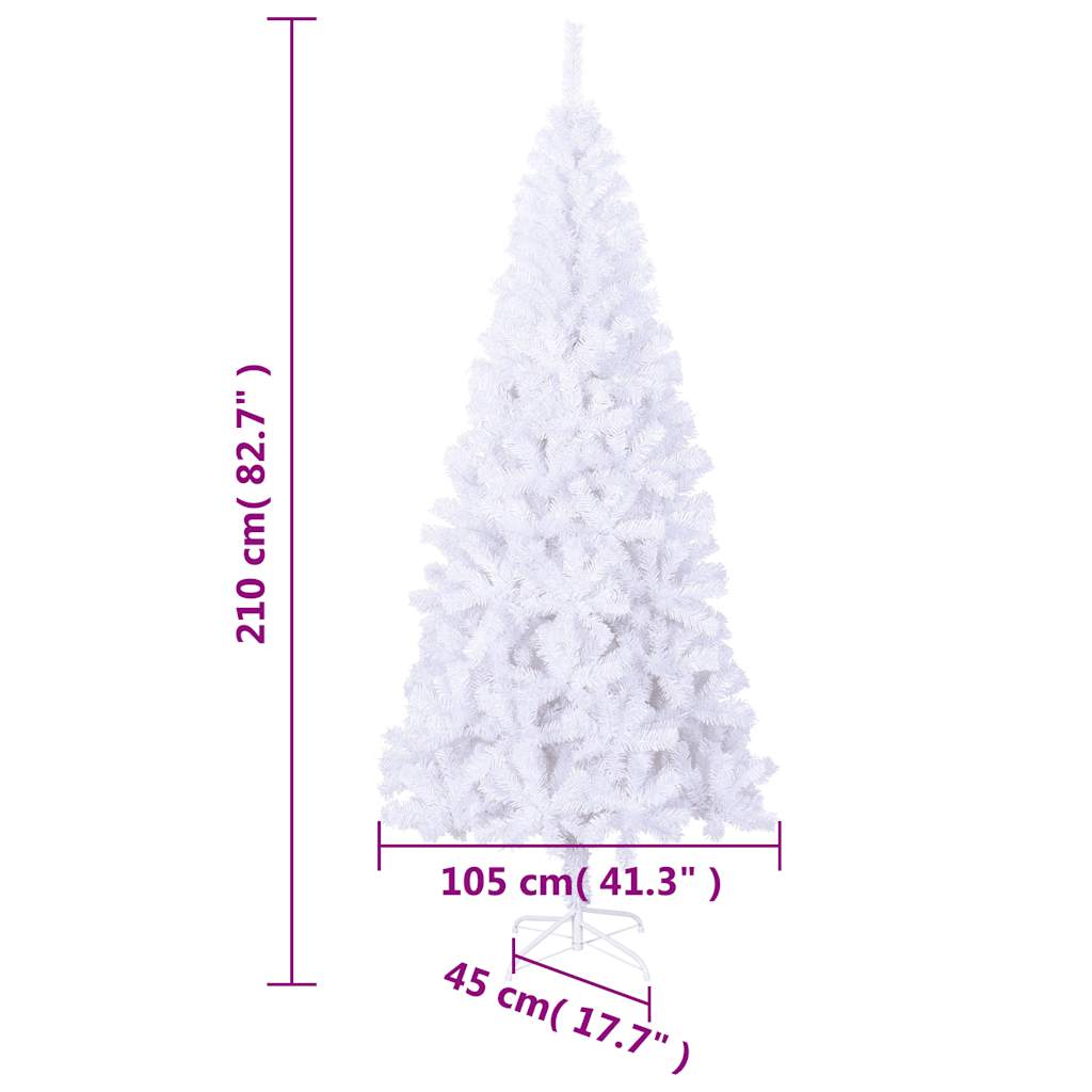 910 ágas műfenyő acél talppal 210 cm 6