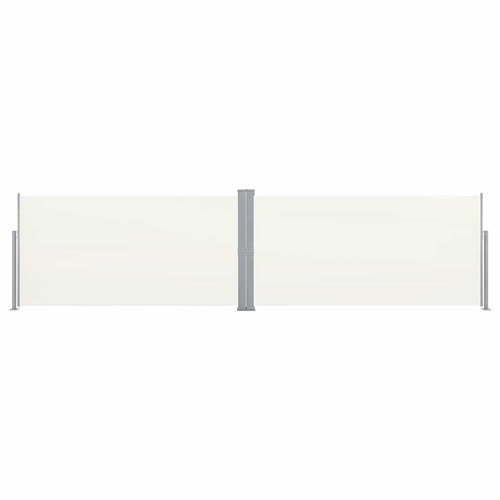 Összecsukható oldalsó napellenző 160x600 cm krém 2