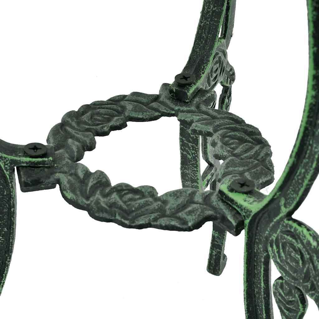 3 részes zöld öntött alumínium bisztró szett 4