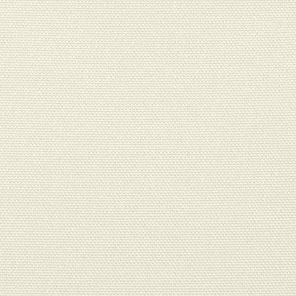 Négyszögletes, krémszínű oxford szövet napvitorla 2 x 4 m 9