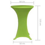 2 db nyújtható asztalterítő 60 cm Zöld 5