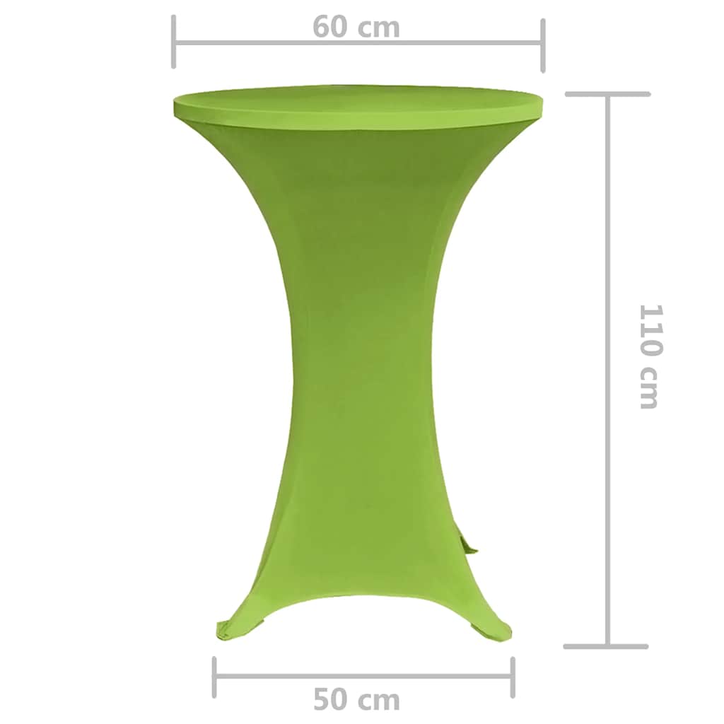 2 db nyújtható asztalterítő 60 cm Zöld 5