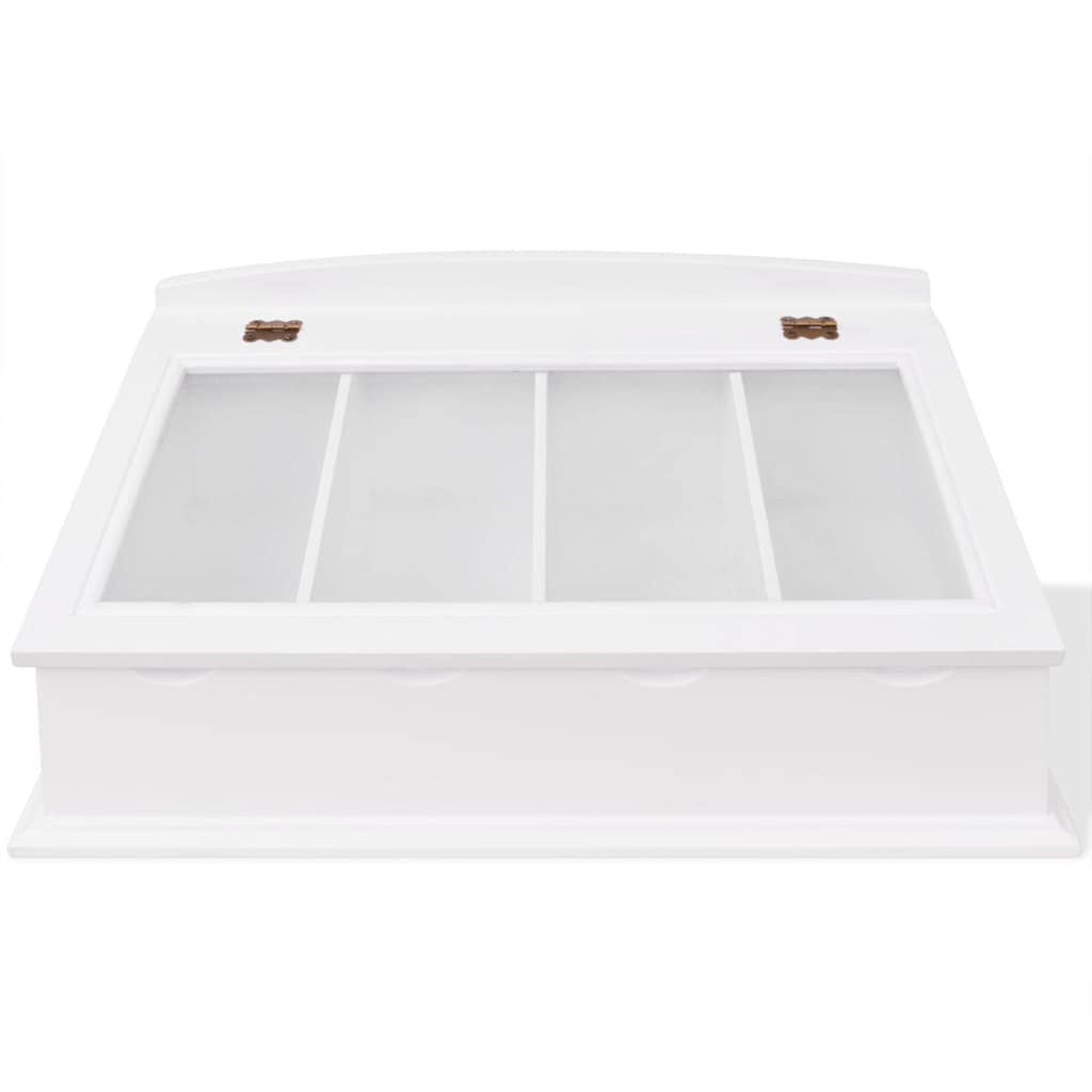 VidaXÉ Barokk stílusú fehér MDF evőeszköz tálca 2