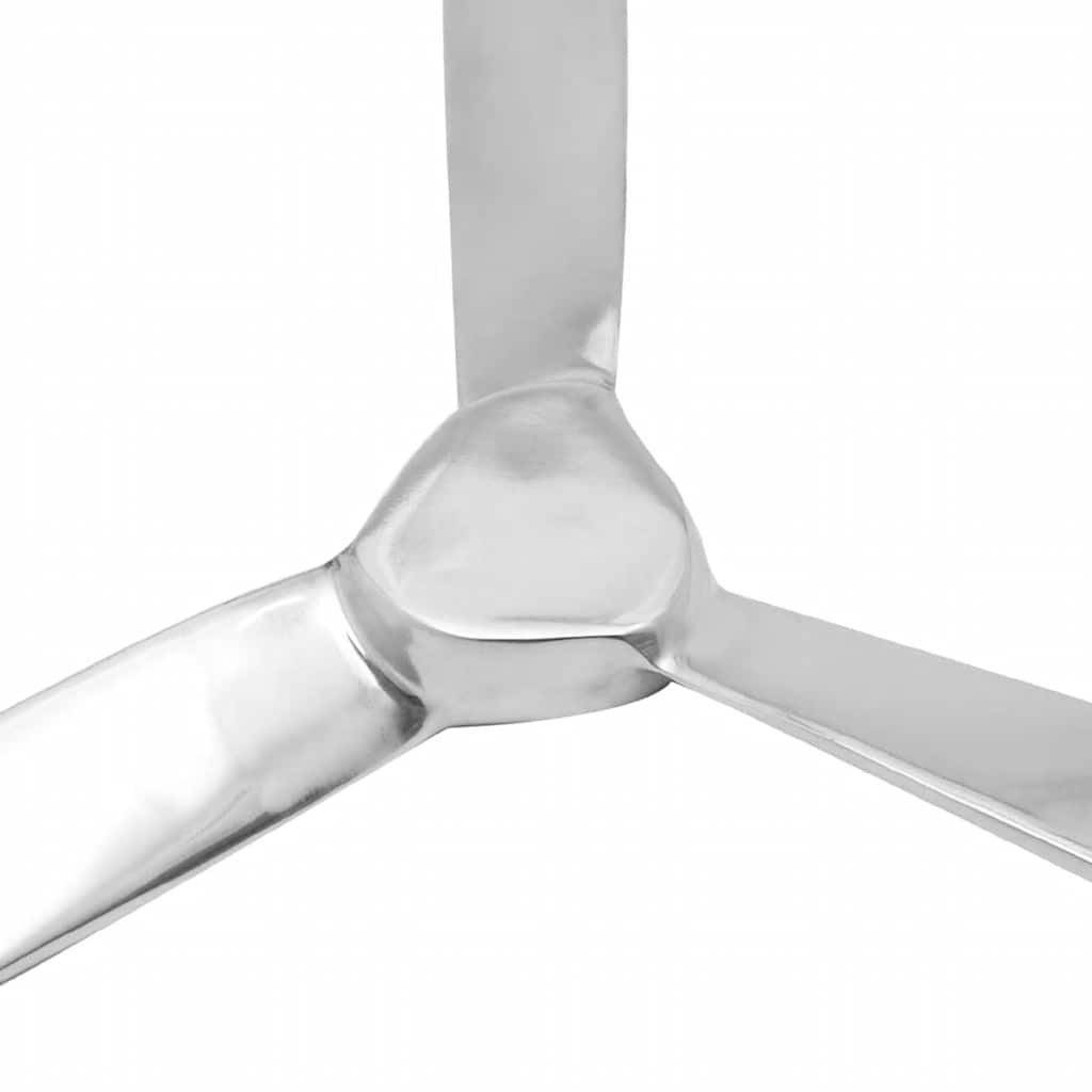 Falra rögzíthető propeller dekoráció alumínium ezüst 70 cm 4