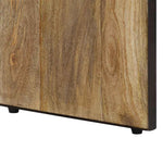 Tömör mangófa tálalószekrény 120 x 30 x 75 cm 7