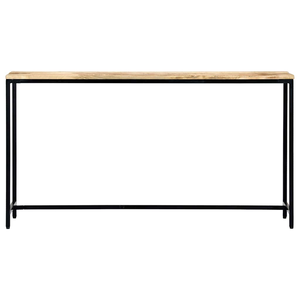 Tömör, nyers mangófa tálalóasztal 140 x 35 x 76 cm 2