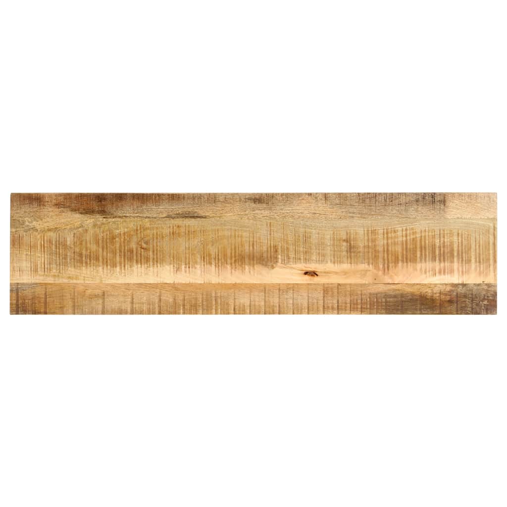 Tömör, nyers mangófa tálalóasztal 140 x 35 x 76 cm 4