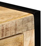 Tömör mangófa tálalószekrény 120 x 35 x 76 cm 5