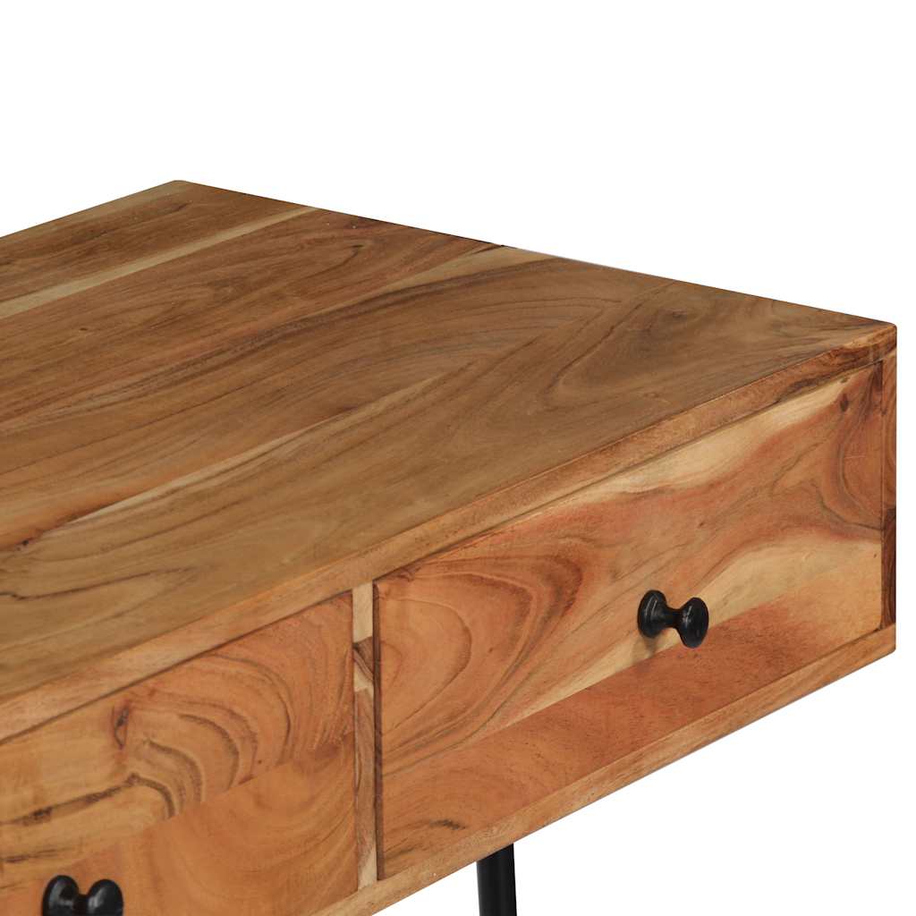 Tömör akácfa fali pult 90 x 40 x 170 cm 4