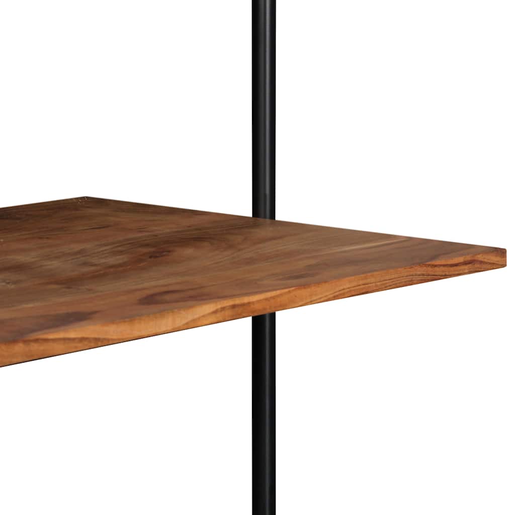 Tömör akácfa fali pult 90 x 40 x 170 cm 6