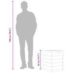 Világosszürke kerti tárolóláda 90 L 12