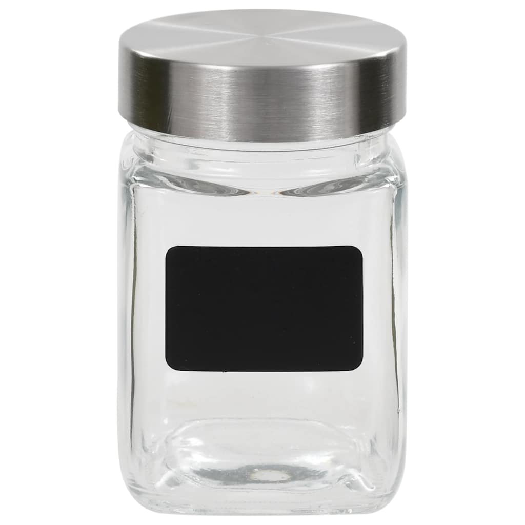 12 db tárolóedény matricával 300 ml 2