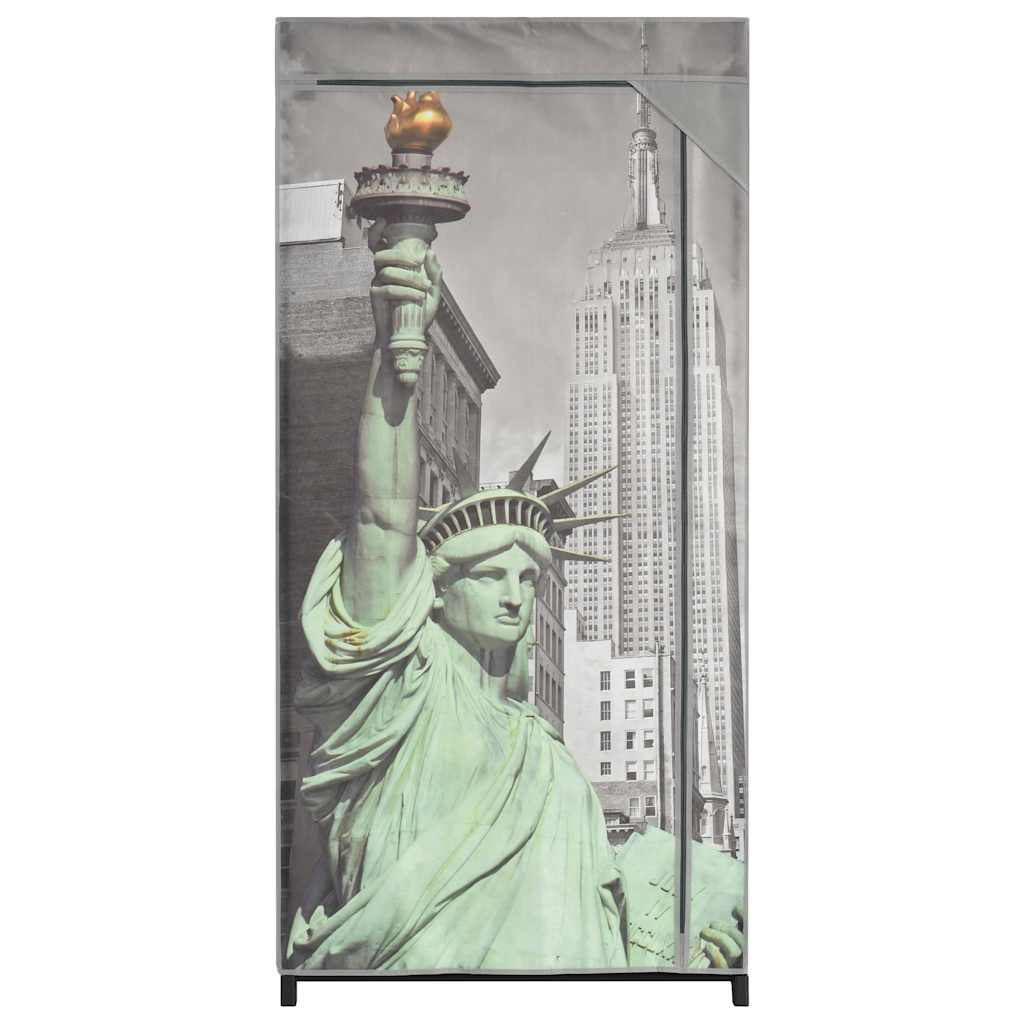 New York szövet ruhásszekrény 75 x 45 x 160 cm 3