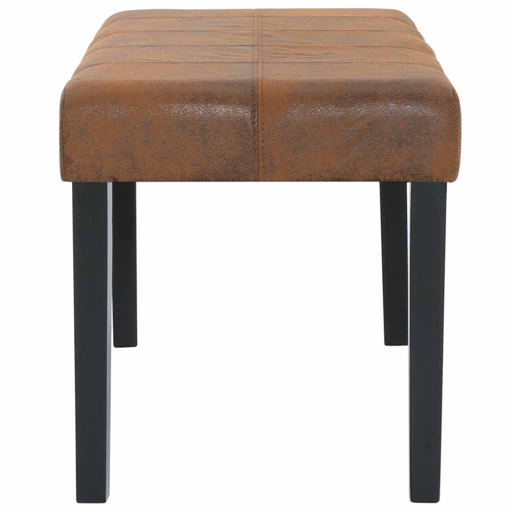 Barna művelúr pad 106 cm 4