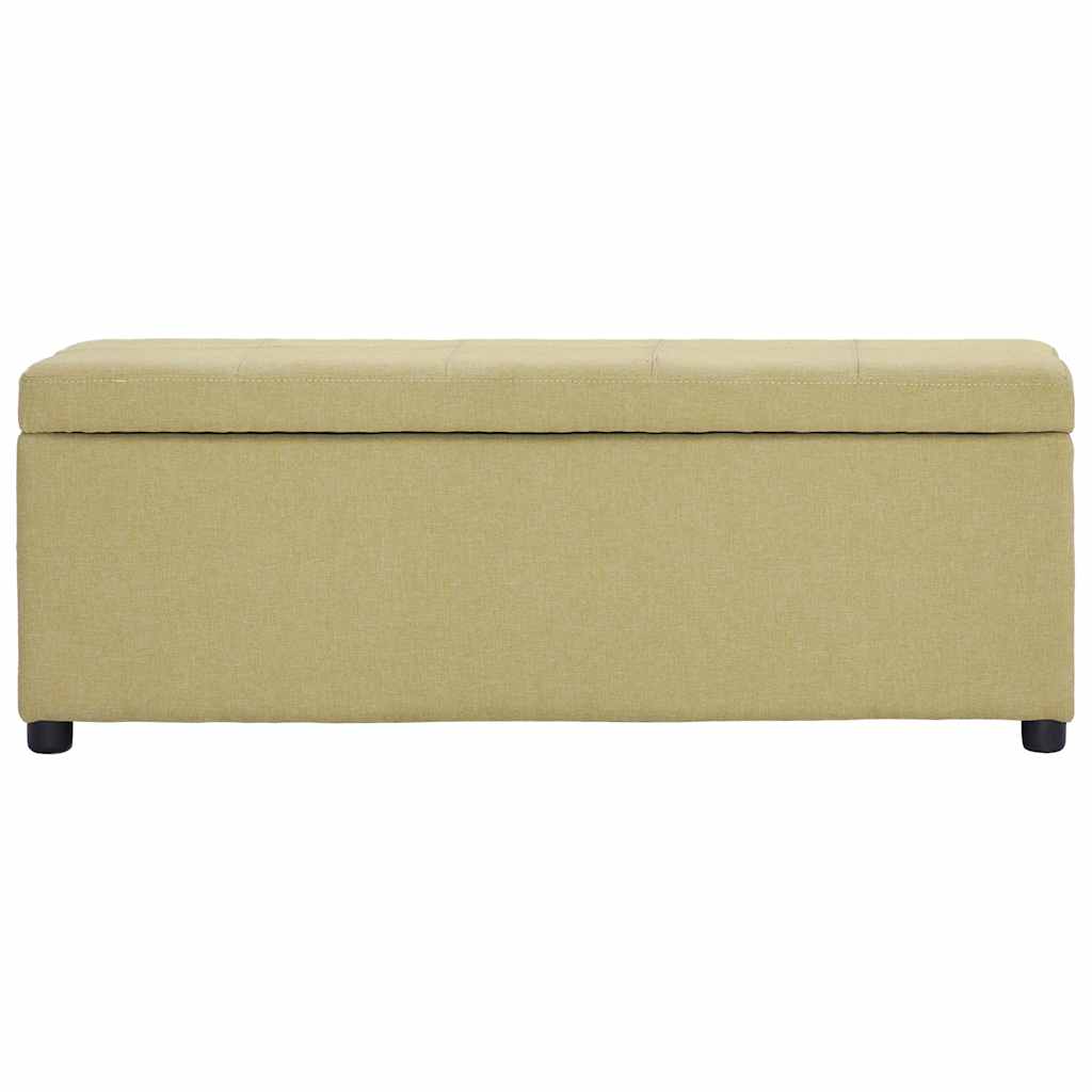 Zöld poliészter pad tárolórekesszel 116 cm 2