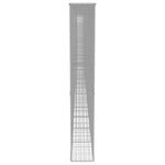 Horganyzott acél gabion fal borítással 900 x 50 x 200 cm 4