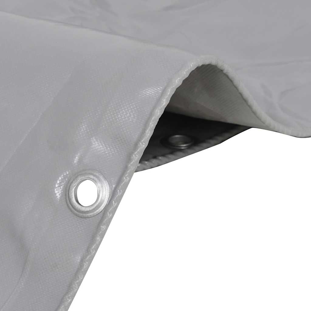 Szürke ponyva 650 g/m² 6 x 8 m 2