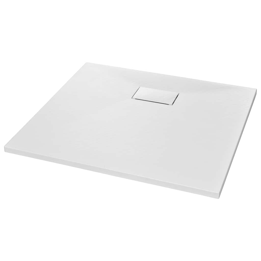 Fehér SMC zuhanytálca 90 x 80 cm 2