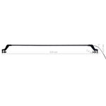 Kék és fehér LED-lámpa akváriumhoz szorítókkal 115 - 130 cm 10