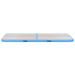 Kék PVC felfújható tornaszőnyeg pumpával 800 x 100 x 10 cm 5