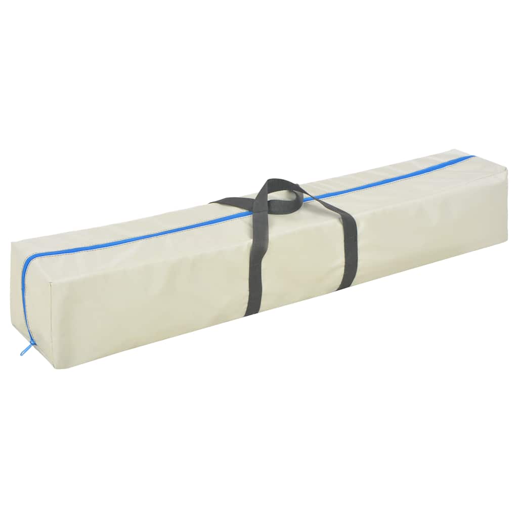 Kék PVC felfújható tornaszőnyeg pumpával 800 x 100 x 10 cm 6