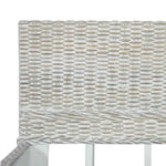 Szürke természetes rattan ágykeret 160 x 200 cm 5