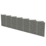 Horganyzott acél gabion fal 450 x 30 x 100 cm 2