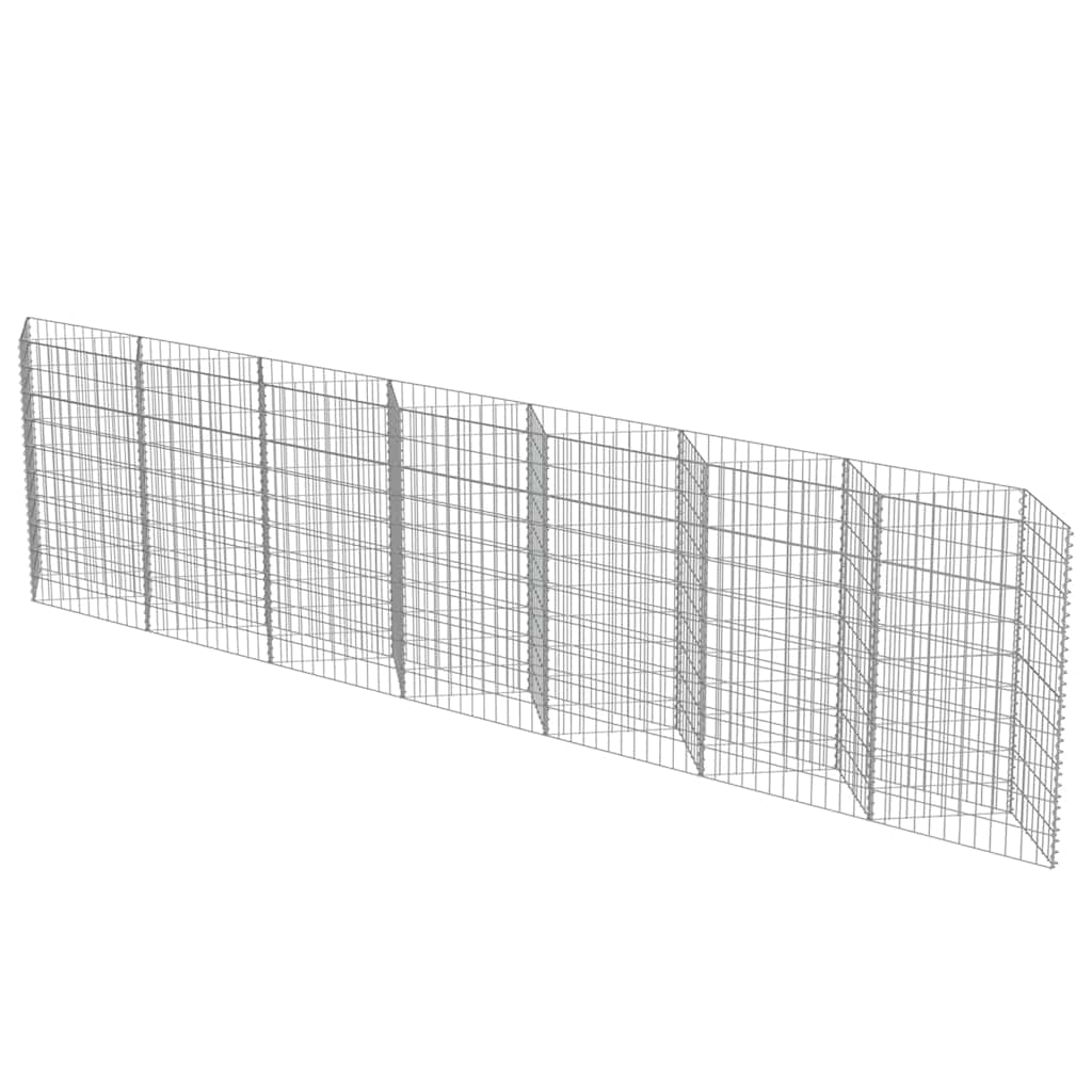 Horganyzott acél gabion fal 450 x 30 x 100 cm 3