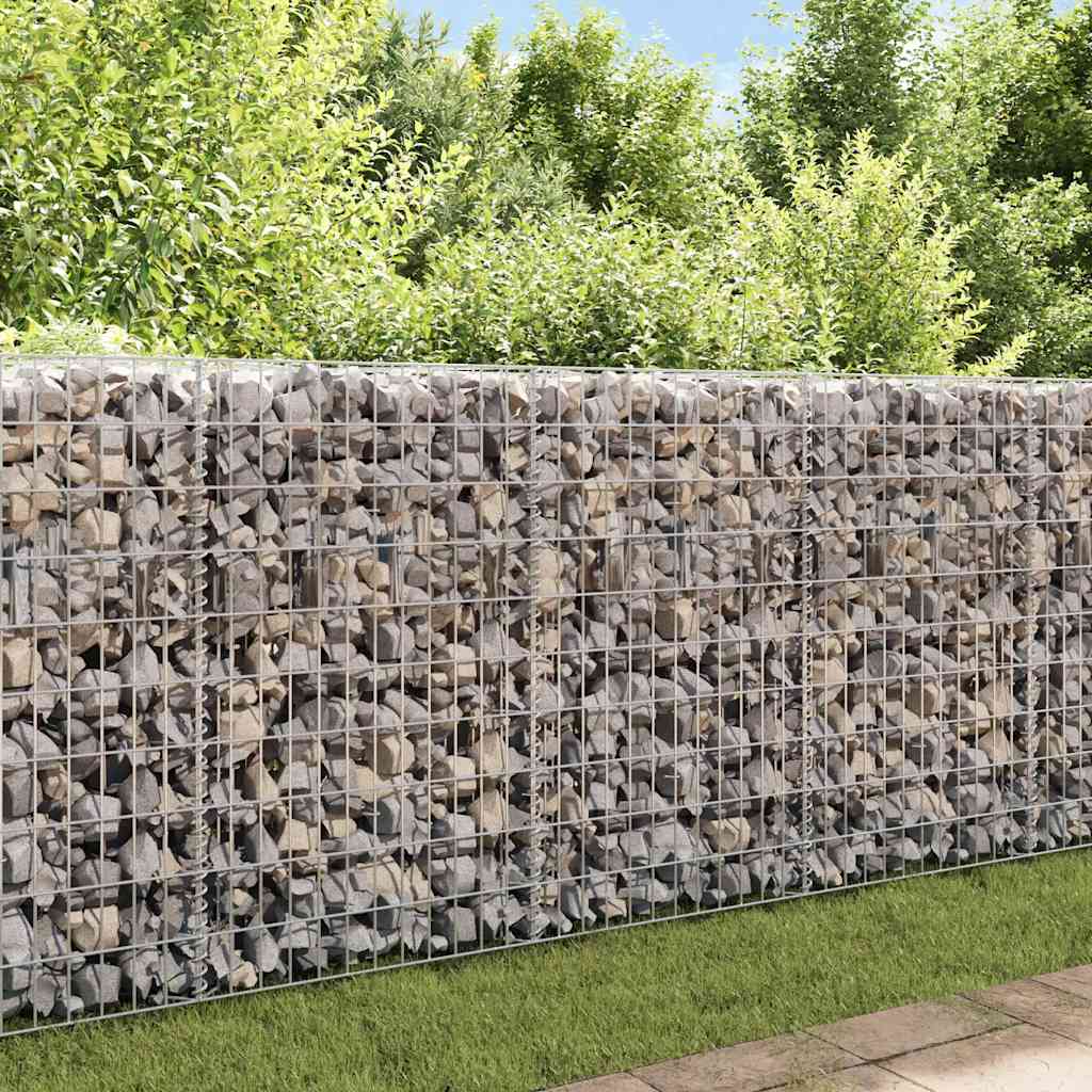 Horganyzott acél gabion fal 450 x 30 x 100 cm