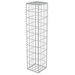 Horganyzott acél gabion fal fedéllel 20 x 20 x 100 cm 2