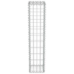 Horganyzott acél gabion fal fedéllel 20 x 20 x 100 cm 5