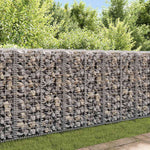 Horganyzott acél gabion fal fedéllel 20 x 20 x 100 cm