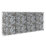 Horganyzott acél gabion fal fedéllel 200 x 20 x 85 cm 2