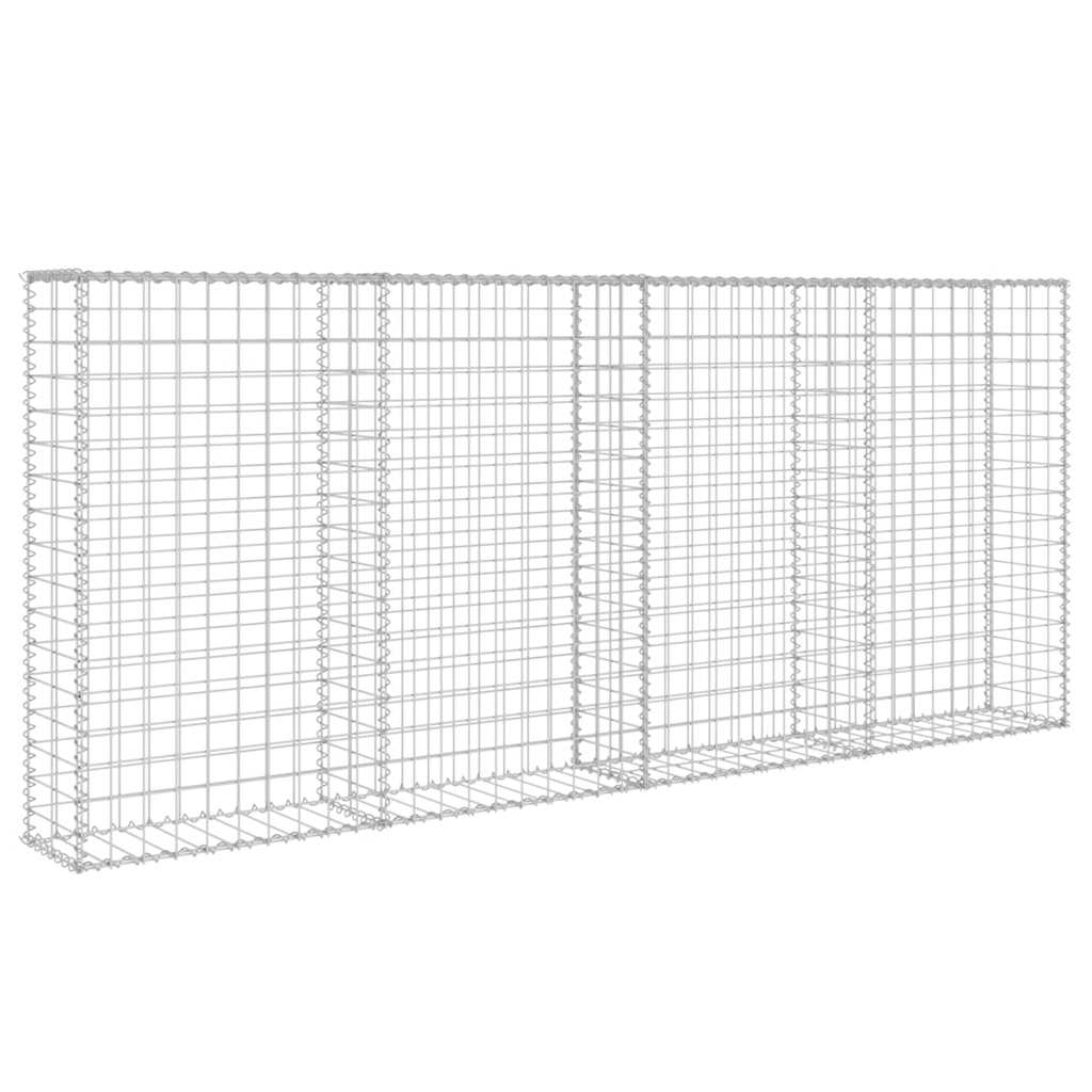 Horganyzott acél gabion fal fedéllel 200 x 20 x 85 cm 4