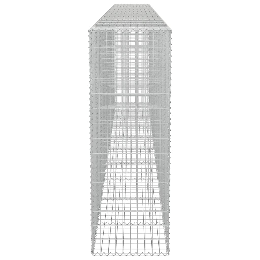 Horganyzott acél gabion fal fedéllel 600 x 50 x 150 cm 6