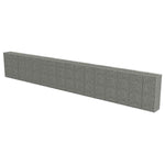 Horganyzott acél gabion fal fedéllel 900 x 50 x 150 cm 2