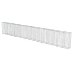 Horganyzott acél gabion fal fedéllel 900 x 50 x 150 cm 4