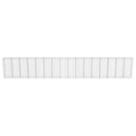 Horganyzott acél gabion fal fedéllel 900 x 50 x 150 cm 5