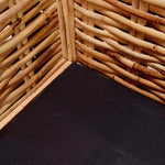 3-személyes természetes rattan kerti kanapé 3
