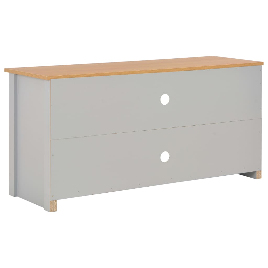 Szürke TV-szekrény 120 x 39 x 58 cm 4