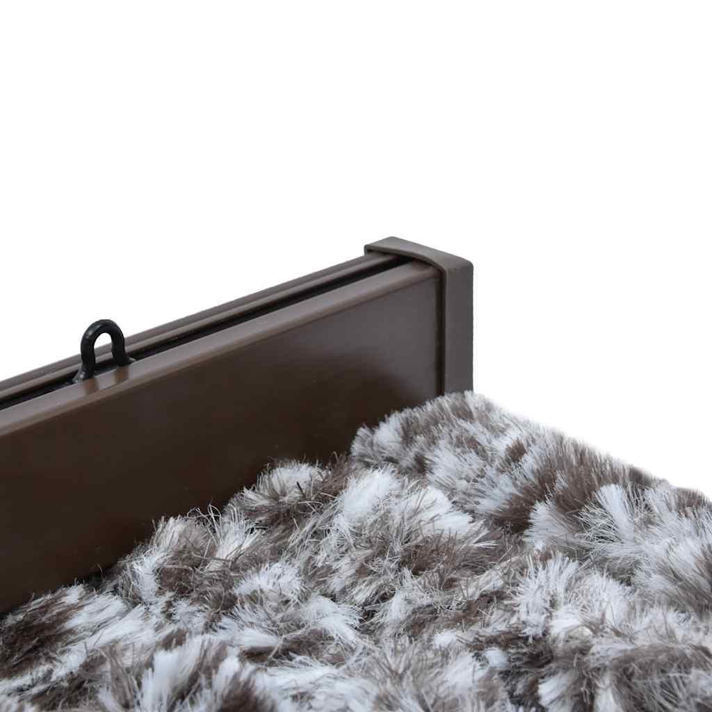 Barna és bézs zsenília rovarfüggöny 56 x 185 cm 4