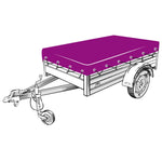 Fekete HDPE pótkocsiháló 2 x 3,5 m 3