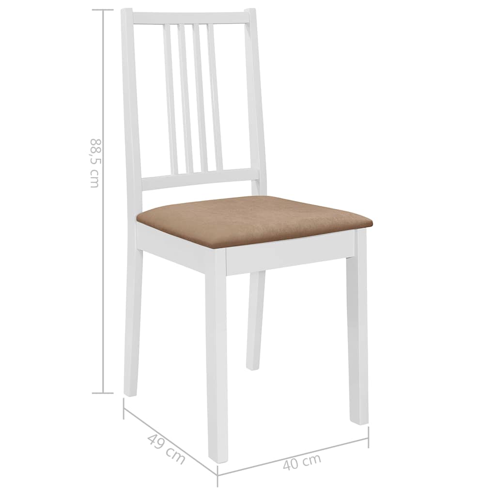 3-részes fehér MDF étkezőszett 14