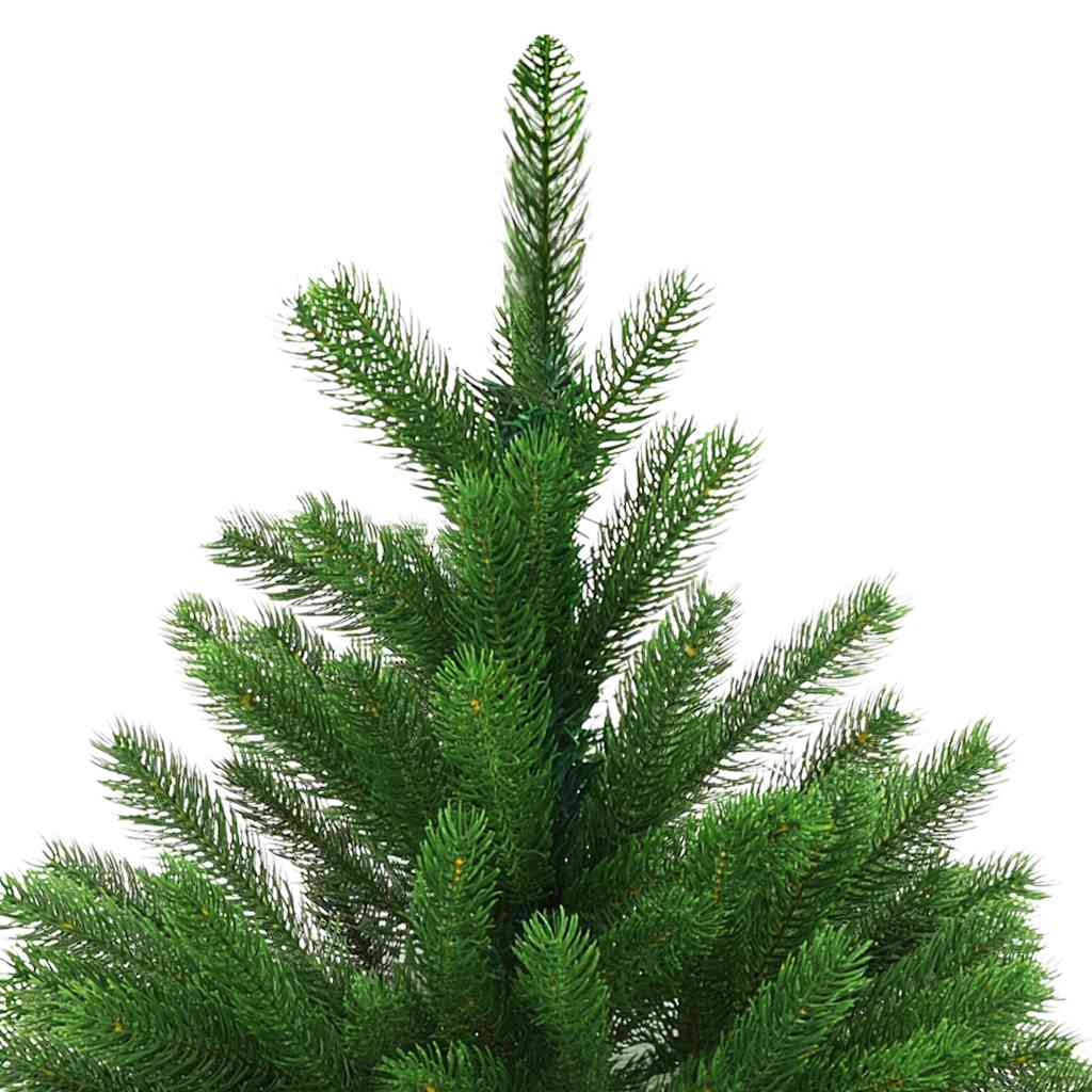 Zöld műkarácsonyfa élethű tűlevelekkel 120 cm 4