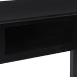 Fekete fa íróasztal 110 x 45 x 76 cm 8