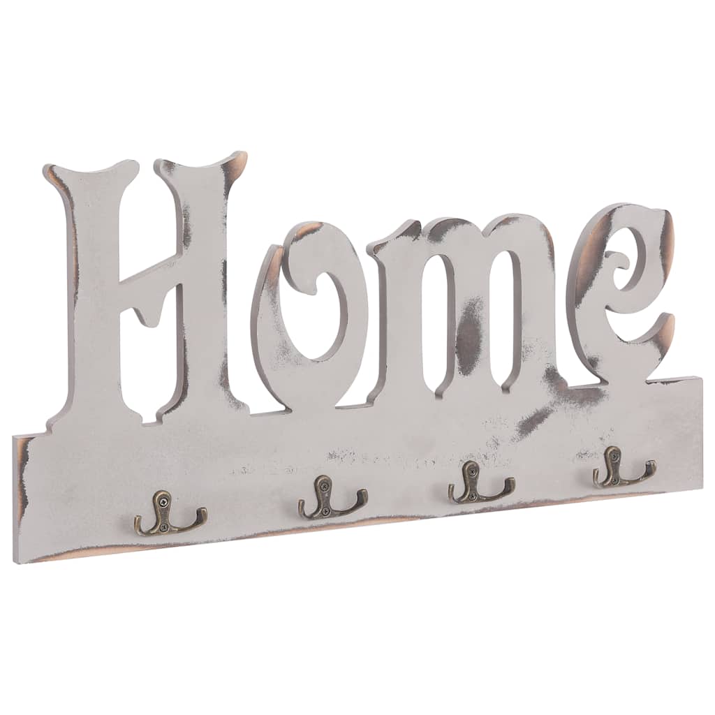 "HOME" feliratú fali fogas 50 x 23 cm