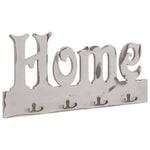"HOME" feliratú fali fogas 50 x 23 cm