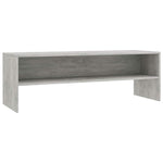 Betonszürke szerelt fa TV-szekrény 120 x 40 x 40 cm 2